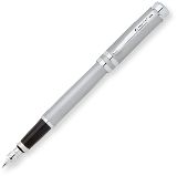 FranklinCovey Freemont-Satin Chrome, перьевая ручка, M, BL (FC0036-2MS)