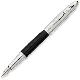 FranklinCovey Lexington-Black Chrome, перьевая ручка, M, BL (FC0016-1MS)