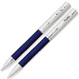 Набор FranklinCovey Greenwich-Blue and Chrome CT, шариковая ручка + карандаш, M (FC0021-3)