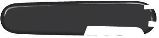 Задняя накладка для ножей Victorinox 91 мм, пластиковая, черная (C.3503.4)