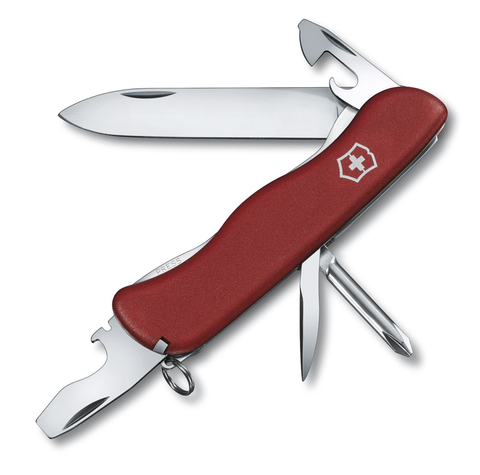 Нож Victorinox Adventurer, 111 мм, 11 функций, с фиксатором лезвия, красный (0.8453)Купить
