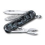 Нож Victorinox Classic, 58 мм, 7 функций, морской камуфляж (0.6223.942)