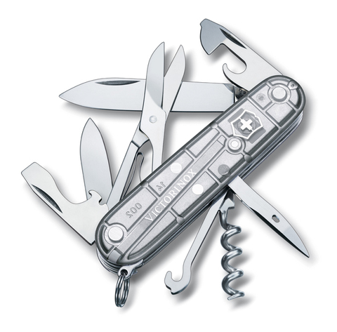 Нож Victorinox Climber, 91 мм, 14 функций, серебристый (1.3703.T7)Купить