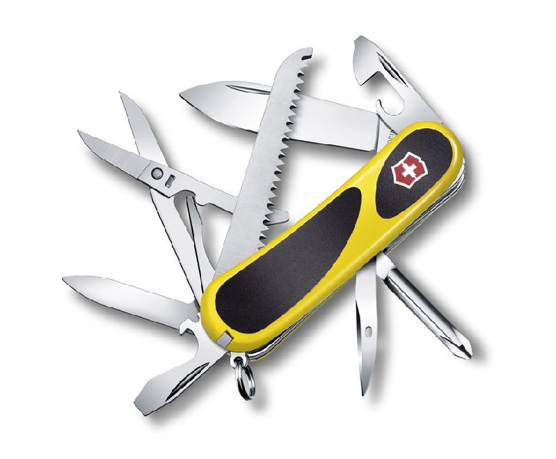 Нож Victorinox EvoGrip 18, 85 мм, 15 функций, желтый (2.4913.C8)Купить