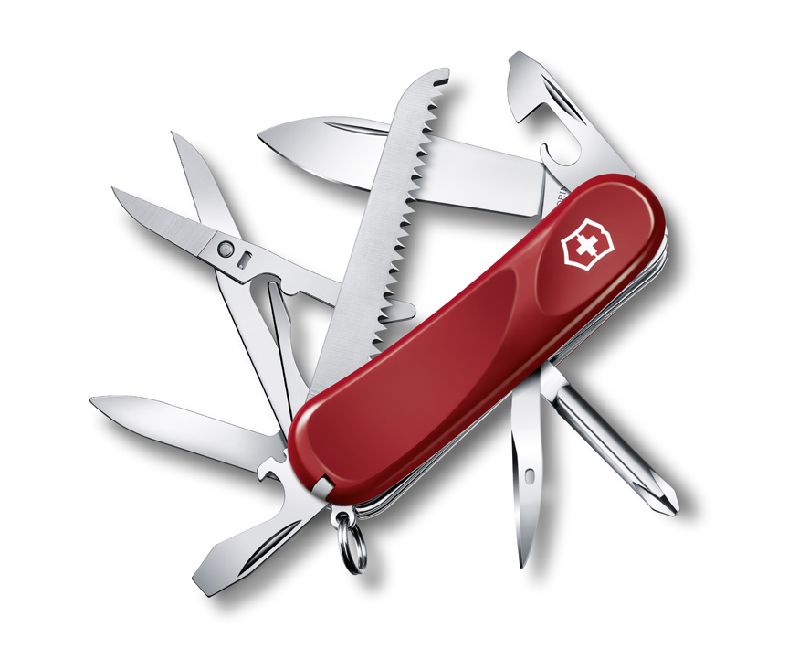 Нож Victorinox Evolution 18, 85 мм, 15 функций, красный (2.4913.E)Купить