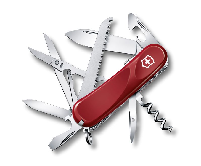 Нож Victorinox Evolution S17, 85 мм, 15 функций, красный (2.3913.SE)Купить