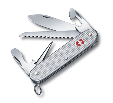 Нож Victorinox Farmer, 93 мм, 9 функций, серебристый (0.8241.26)Купить
