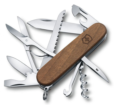 Нож Victorinox Huntsman Wood, 91 мм, 13 функций, дерево (1.3711.63)Купить