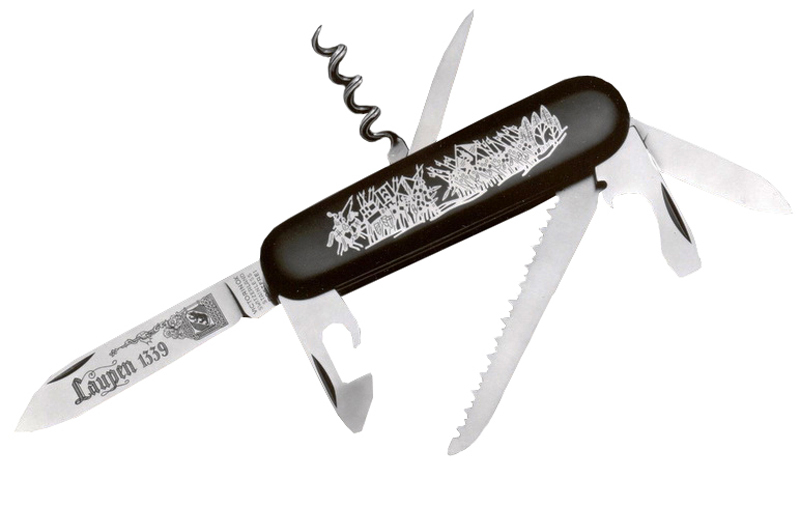Нож Victorinox Laupen LE, коллекционный, 91 мм, 13 функций, черный (подар. упаковка) (1.1984.1)Купить