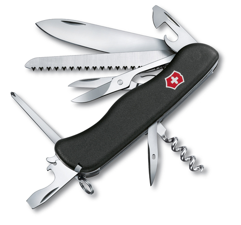Нож Victorinox Outrider, 111 мм, 14 функций, черныйx (0.9023.3)Купить