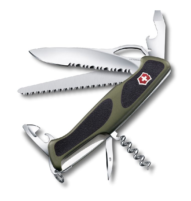 Нож Victorinox RangerGrip 179, 130 мм, 12 функций, зеленый (0.9563.MWC4)Купить