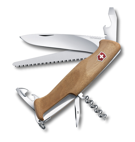 Нож Victorinox RangerWood 55, 130 мм, 10 функций, деревоx (0.9561.63)Купить