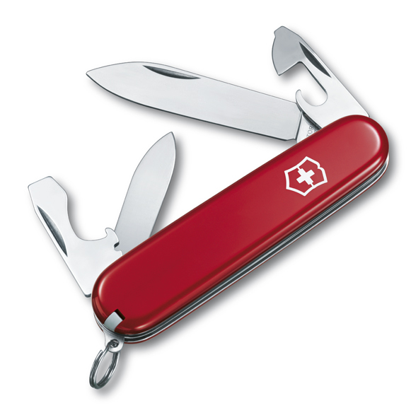 Нож Victorinox Recruit, 84 мм, 10 функций, красный (0.2503)Купить