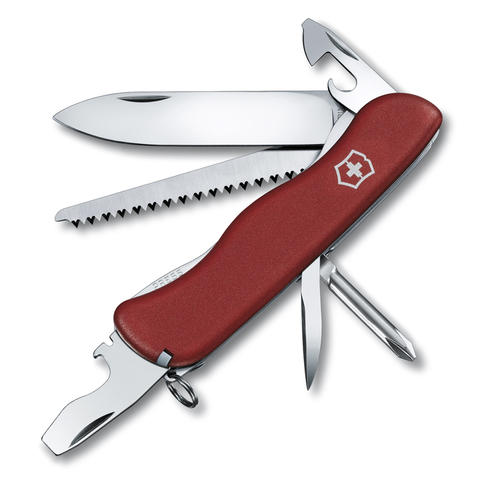 Нож Victorinox Trailmaster, 111 мм, 12 функций, с фиксатором лезвия, красныйx (0.8463)Купить