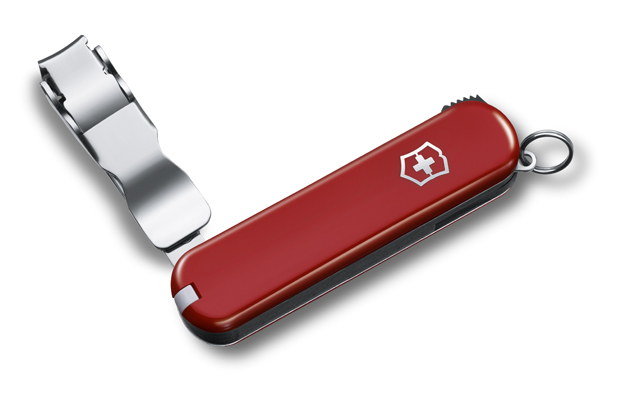 Нож-брелок Victorinox Classic Nail Clip 582, 65 мм, 4 функции, красный (0.6453)Купить