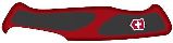 Передняя накладка для ножей Victorinox 130 мм, нейлоновая, красно-черная (C.9530.C1)