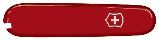 Передняя накладка для ножей Victorinox 91 мм, пластиковая, красная (C.3600.3)