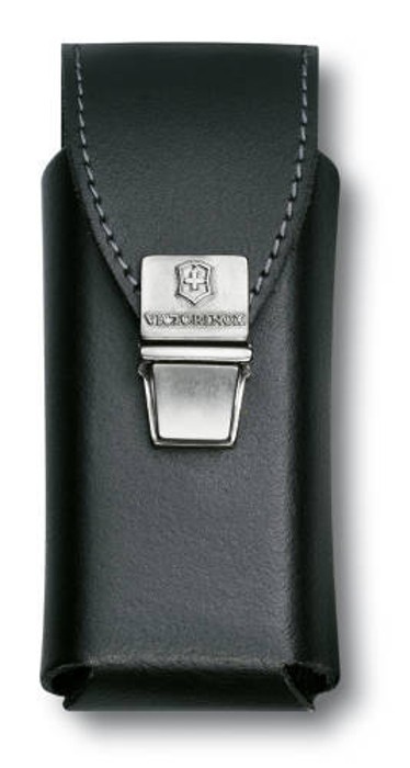 Чехол Victorinox для SwissTool Plus, кожаный, черный, замок с пружинной защелкой , в пакете с подвес (4.0833.L2)Купить