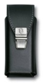 Чехол Victorinox для SwissTool Plus, кожаный, черный, замок с пружинной защелкой , в пакете с подвес (4.0833.L2)