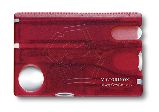 Швейцарская карточка Victorinox SwissCard Nailcare, краснаяx (0.7240.T)