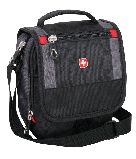 Сумка-планшет Wenger Mini Boarding Bag, для документов, черная серая, 15х5х22 см (1092239)