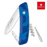 Швейцарский нож SWIZA C01 Camouflage, 95 мм, 6 функций, синий (KNI.0010.2030)