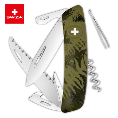 Швейцарский нож SWIZA C05 Camouflage, 95 мм, 12 функций, хаки (KNI.0050.2050)Купить