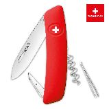 Швейцарский нож SWIZA D01 Standard, 95 мм, 6 функций, красный (KNI.0010.1000)