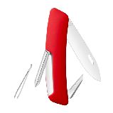 Швейцарский нож SWIZA D02 Standard, 95 мм, 6 функций, красный (блистер) (KNI.0020.1001)