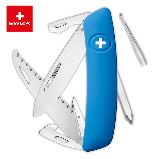 Швейцарский нож SWIZA D06 Standard, 95 мм, 12 функций, синий (KNI.0060.1030)