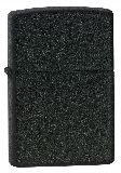 Зажигалка Zippo с покрытием Black Crackle, латунь сталь, черная, матовая, 36x12x56 мм (236)