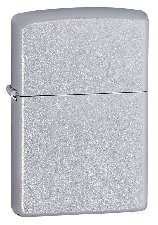 Зажигалка Zippo с покрытием Satin Chrome, латунь сталь, серебристая, матовая, 36x12x56 мм (205)Купить