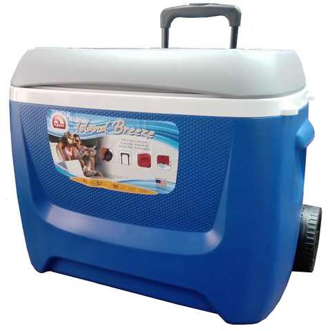 Изотермический контейнер (термобокс) Igloo Island Breeze 60 Roller (57 л.), синий (00034336)Купить
