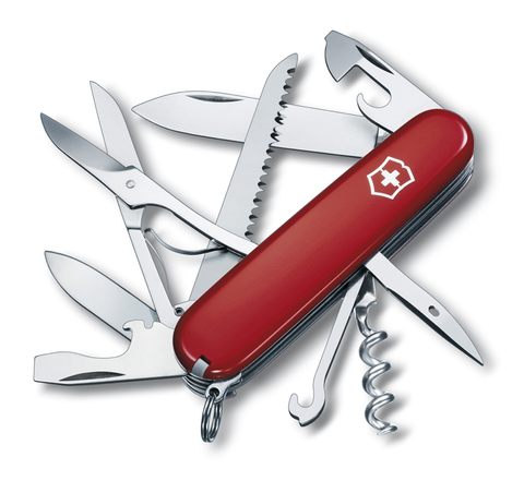Нож Victorinox Huntsman, 91 мм, 15 функций, красный (1.3713)Купить