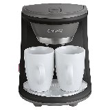 Кофеварка Energy EN-605 450Вт (на 2 чашки) черная