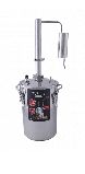Дистиллятор ПЕРВАЧ (Самогонный аппарат) Элит Аромат 17Т 17л, нержавеющая сталь, проточный с сухопарником, термометр, клапан давления