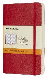 Блокнот Moleskine Classic Soft Pocket, 192 стр., красный, в линейку (430919(QP611F2))
