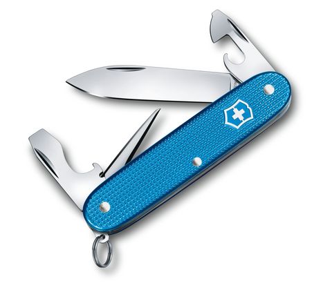 Нож Victorinox Alox Pioneer, 93 мм, 8 функций, голубой (подар. упак.) (0.8201.L20)Купить