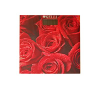 Kelli KL-1514 Электронные напольные весы 180кг 100г, рисунок-роза