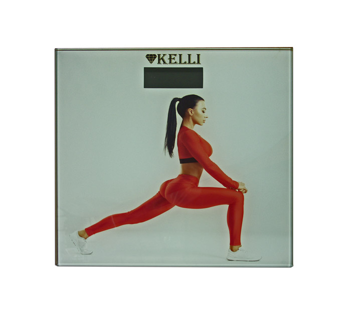 Kelli KL-1517 Электронные напольные весы 180кг 100г, рисунок-гимнасткаКупить