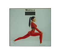 Kelli KL-1517 Электронные напольные весы 180кг 100г, рисунок-гимнастка