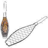 Решетка рыбная для барбекю гриля ECOS RD-669, размер 36,5x13 см (999669)