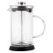 Чайник кофейник (кофе-пресс) NERO 600 мл из боросиликатного стекла, цвет-черный (950066)