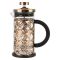 Чайник кофейник (кофе-пресс) стеклянный, 350 мл, нержавеющая сталь, BRONZO, Mallony (950153)