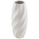Ваза керамическая Вираж , белая (005866)
