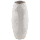 Ваза керамическая Вязание , белая (005865)