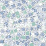 Пленка самоклеящаяся 0,45х2м, мозаика голубой (008191)