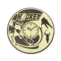 Часы настенные сувенирные модель Hockey 1 (диаметр 280мм)